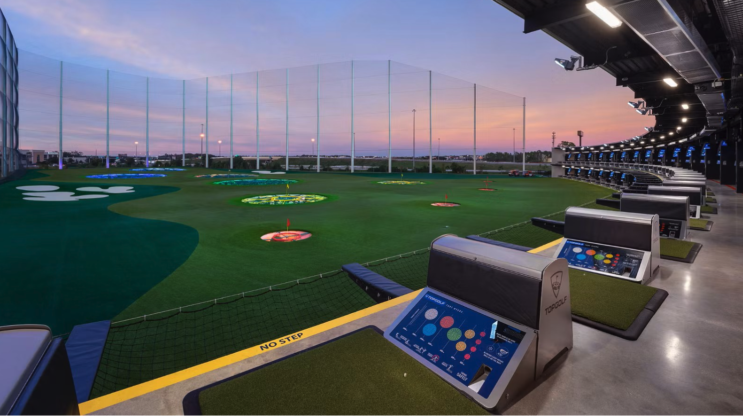 Florida top golf simulator.