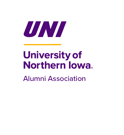UNI Alumni Association purple and gold logo