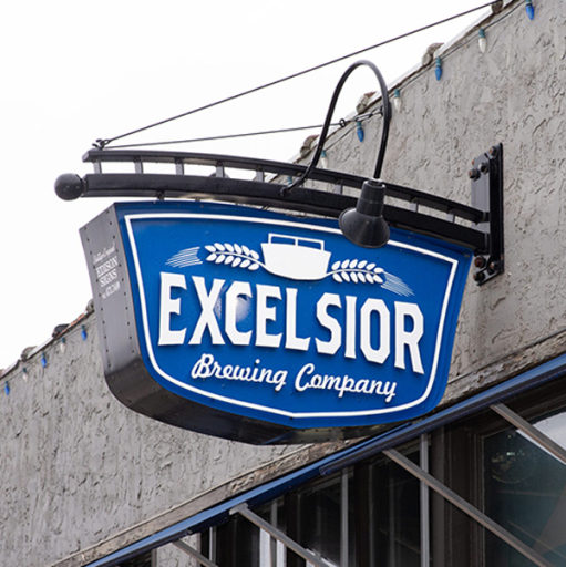 Excelsior Brewing Company exterior sign