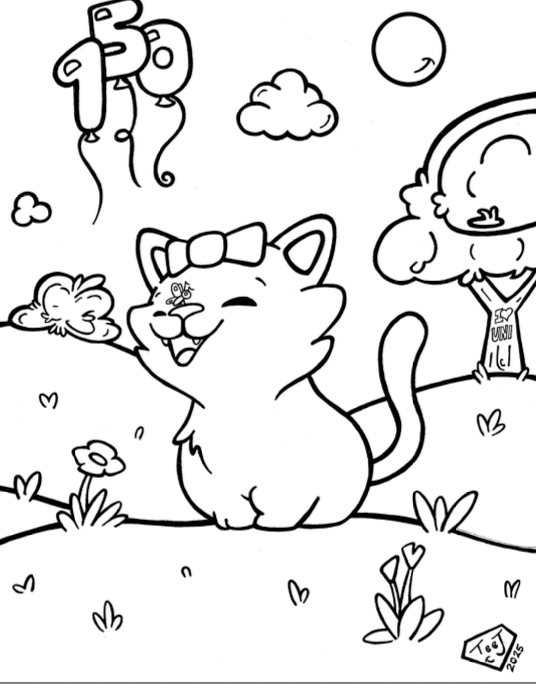 Baby TK drawing page