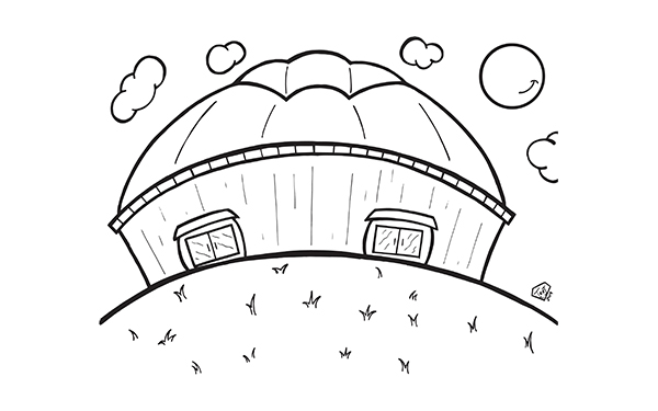 UNI-Dome Coloring Page
