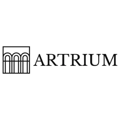 Artrium logo with three arched window shapes inside a square and the word ‘ARTRIUM’