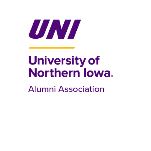 UNI Alumni Association purple and gold logo