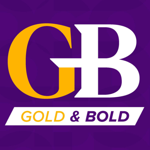 GOLD & Bold-UNI Alumni Association-purple, gold and white logo