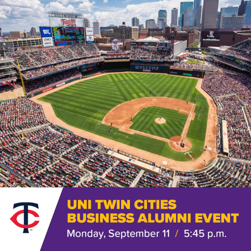 UNI Twin Cities Business alumni event-Monday, September 11 / 5:45 p.m.