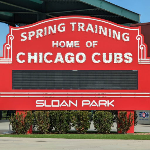Sloan Park Cubs Sign